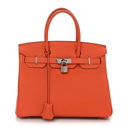 Hermes Togo Birkin 30 Feu 1 of 9