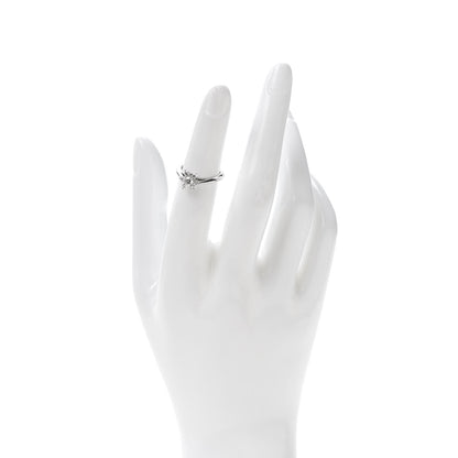 Tiffany Platinum Diamond Flower Ring 48 4.5 2 of 6