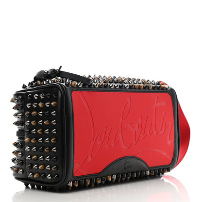 Christian Louboutin Calfskin Spikes Mens Blaster Toiletry Bag Black 4 of 8