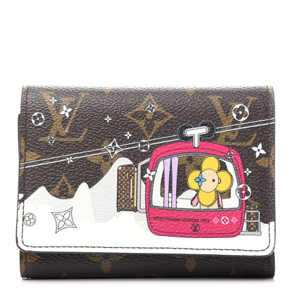 Louis Vuitton Monogram 2019 Christmas Animation Victorine Wallet Fuchsia 1 of 8