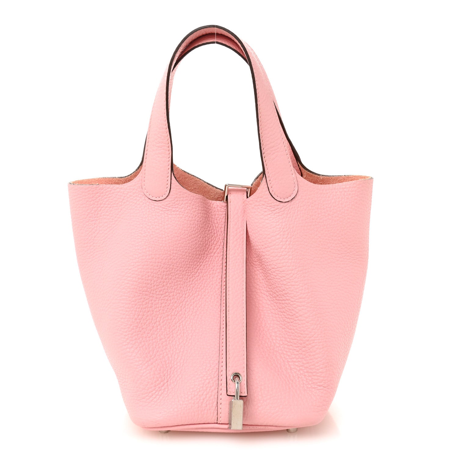 Hermes Taurillon Clemence Picotin Lock 18 PM Rose Sakura 1 of 11