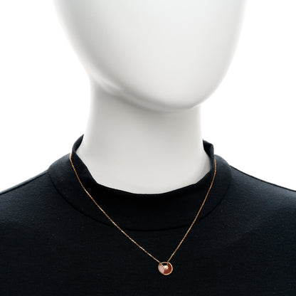 Cartier 18K Pink Gold Diamond Carnelian XS Amulette de Cartier Pendant Necklace 2 of 4