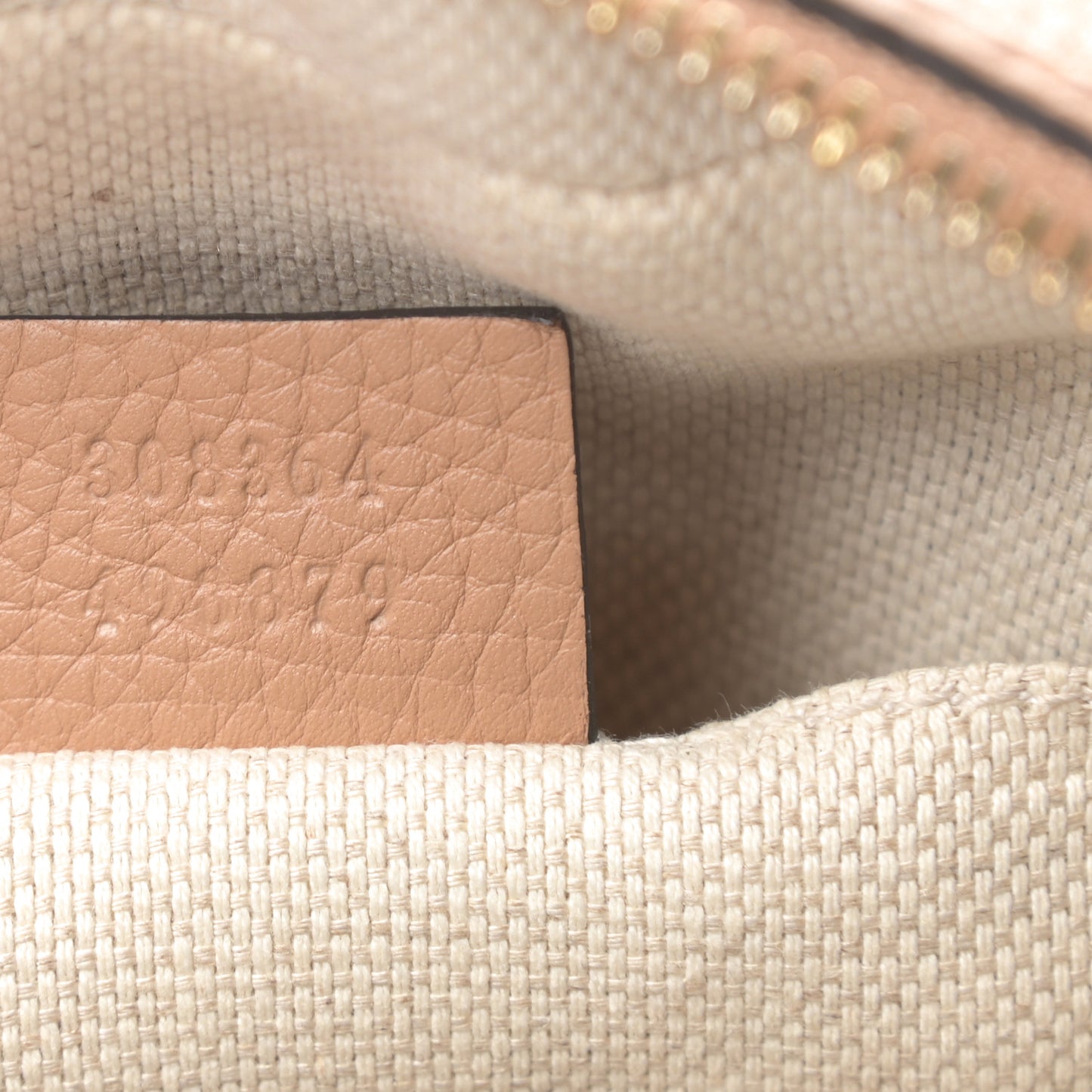 Pebbled Calfskin Small Soho Disco Bag Rose Beige