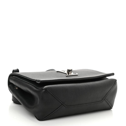 Louis Vuitton Calfskin Lockme II Chain Bag BB Black 4 of 9