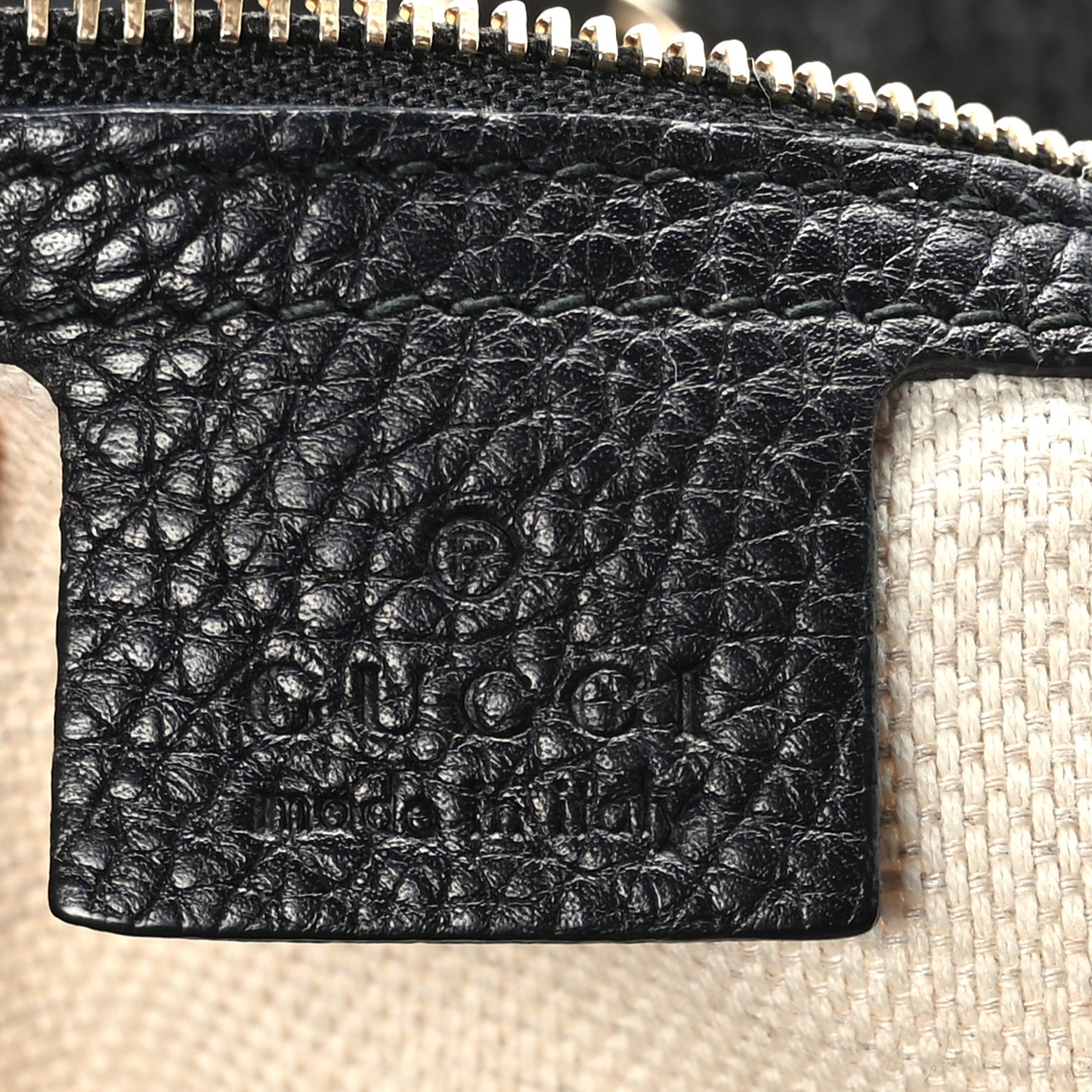 Pebbled Calfskin Medium Soho Chain Shoulder Bag Black