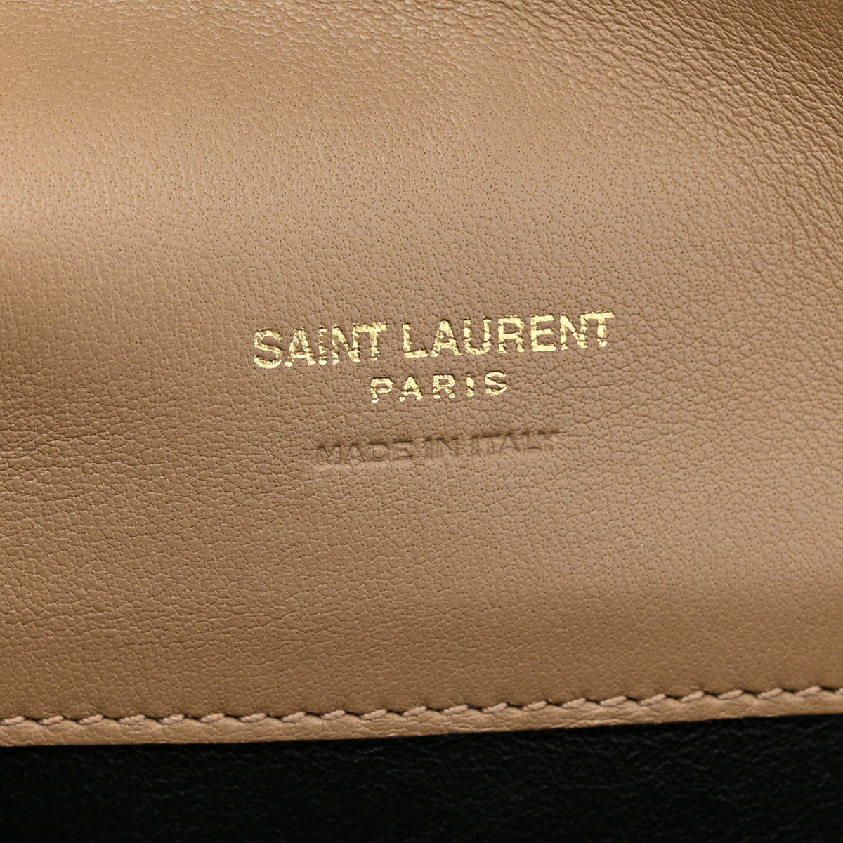 Lambskin Quilted Gaby Phone Holder Crossbody Dark Toffee