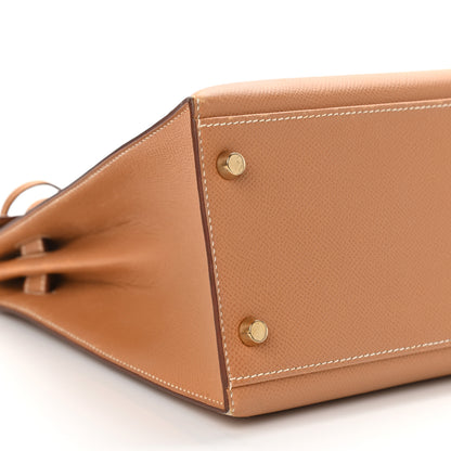 Hermes Courchevel Kelly Sellier 32 Naturelle 8 of 15
