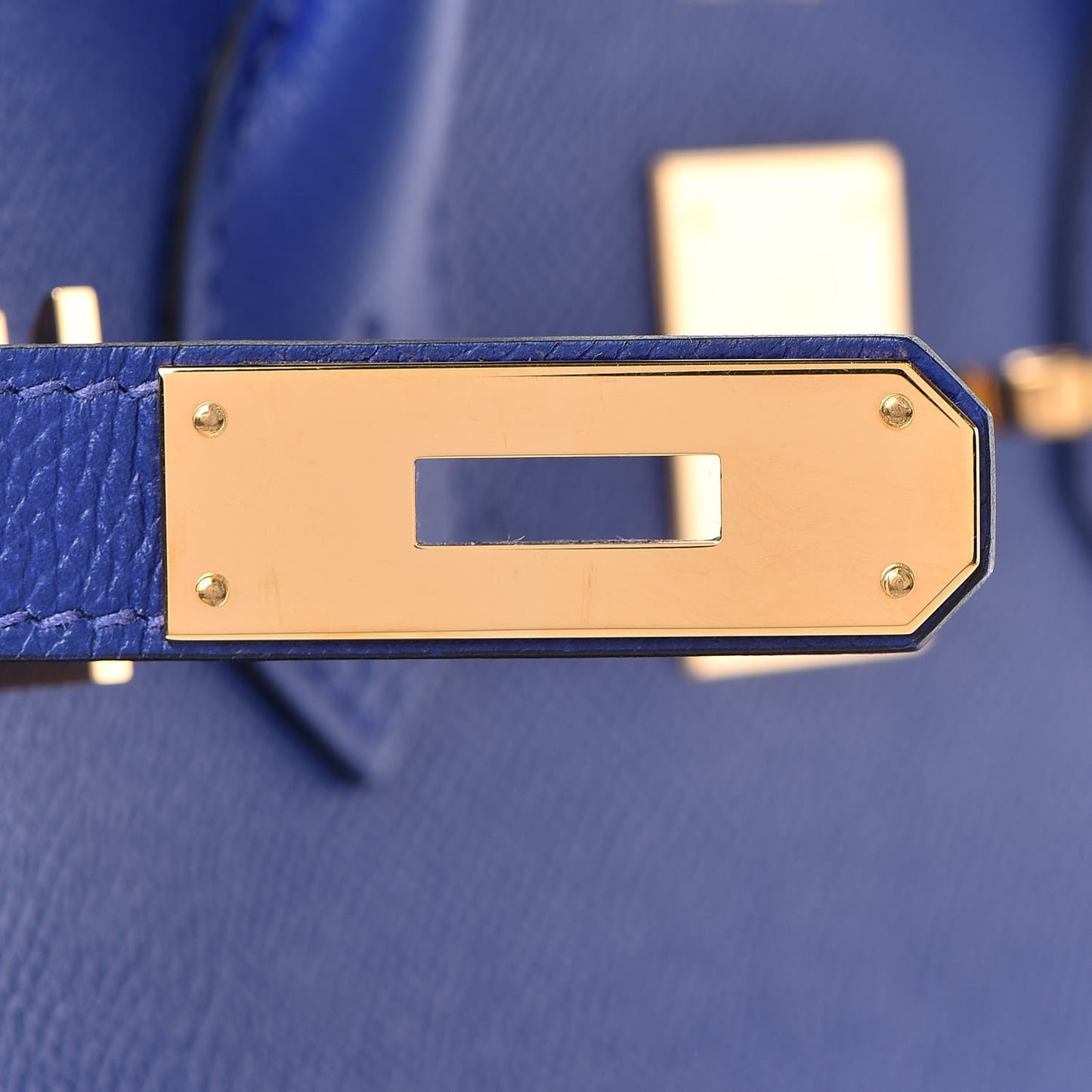 Epsom Birkin 30 Bleu Electrique