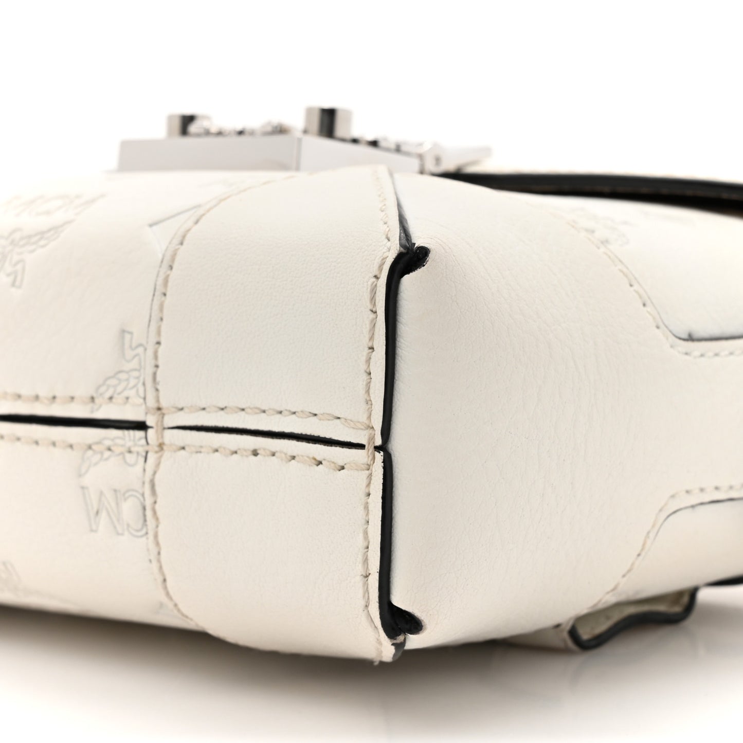 Calfskin Ottomar Monogram Soft Berlin Belt Bag White