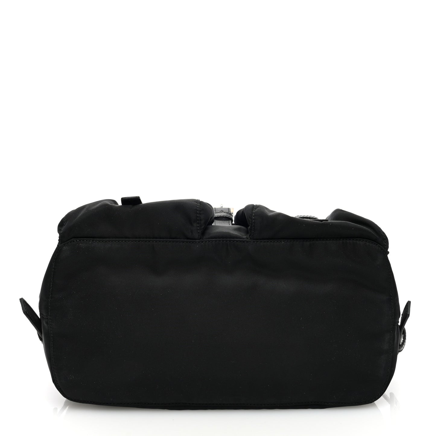 Re-Nylon Saffiano Medium Backpack Black