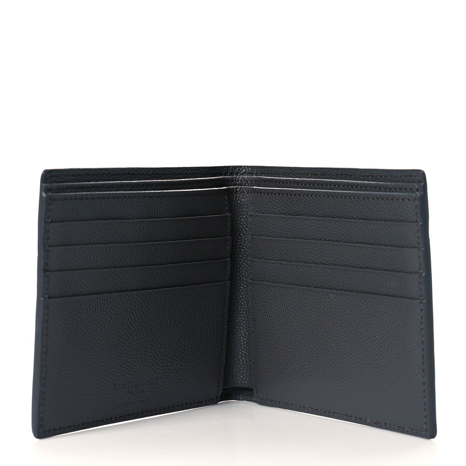 Saint Laurent Grain De Poudre Paris East West Wallet Grey 5 of 7