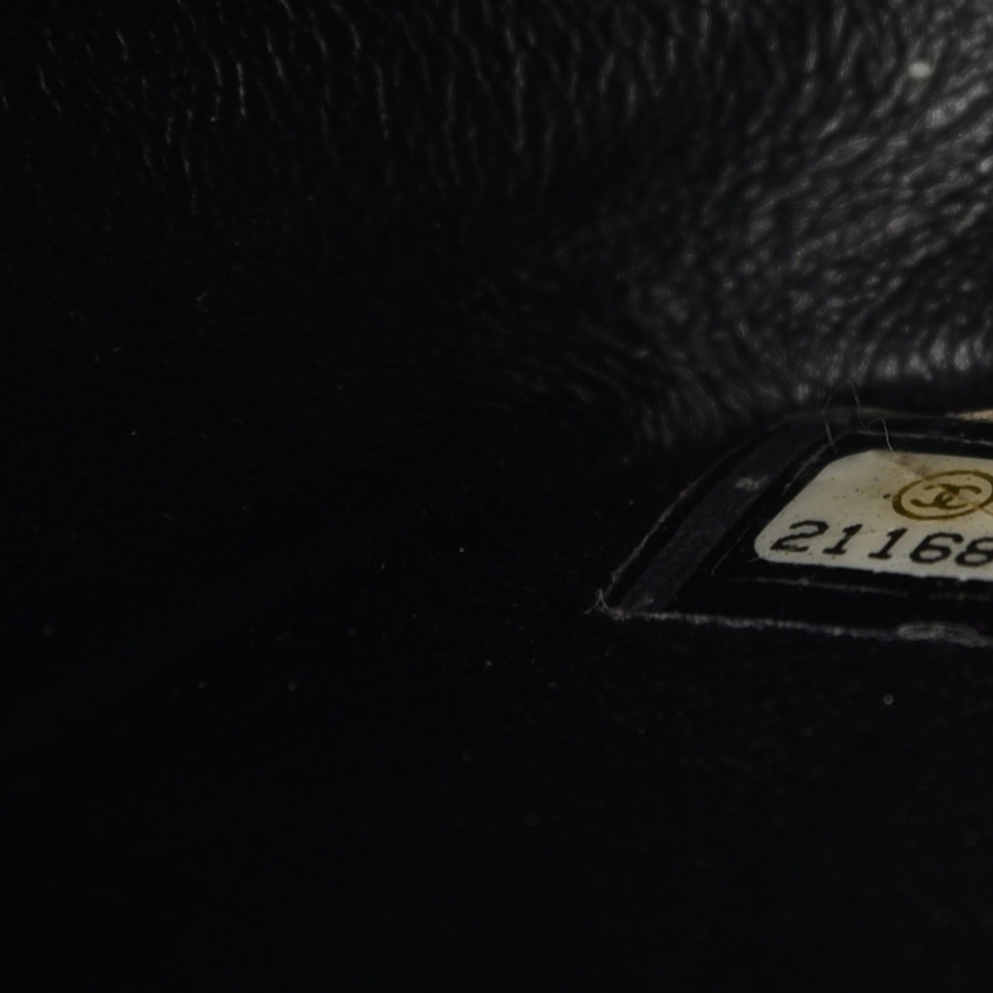 Lambskin Chevron Quilted Medium Double Flap So Black