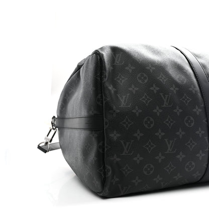 Louis Vuitton Monogram Eclipse Keepall Bandouliere 55 8 of 9
