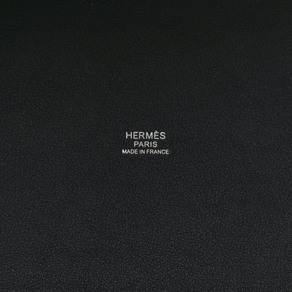 Hermes Swift H Canvas Cabas H En Biais 40 Black Ecru 6 of 9