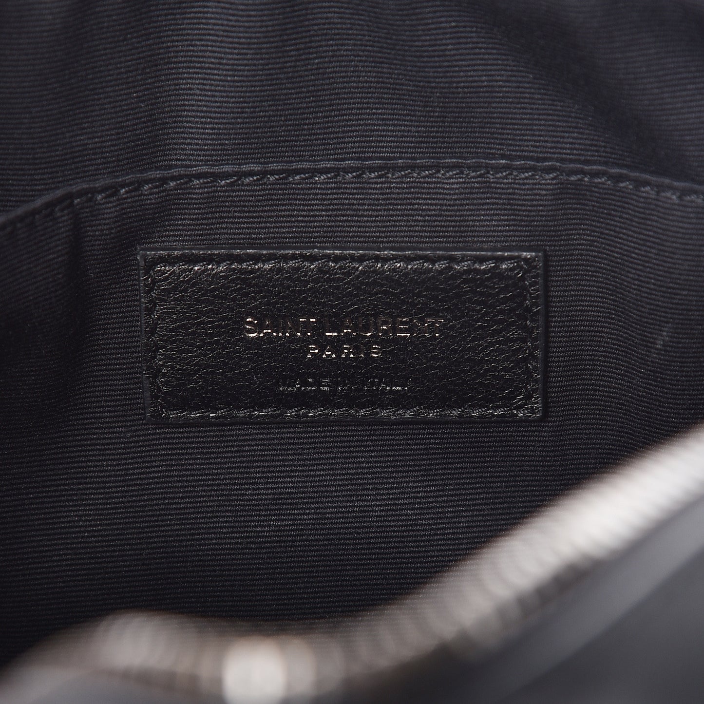 Calfskin Matelasse Monogram Lou Camera Bag Black