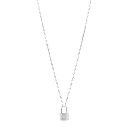 Louis Vuitton Sterling Silver Lockit Necklace 1 of 6