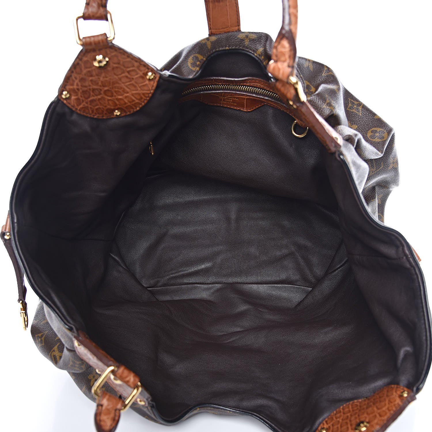 Louis Vuitton Monogram Alligator Trim Mahina XL 6 of 11