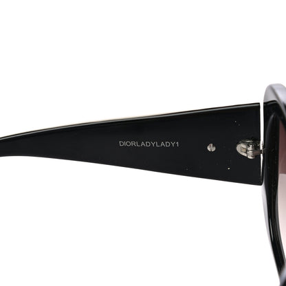 Christian Dior Cannage Dior Lady Lady 1 Sunglasses Black Ivory 6 of 9