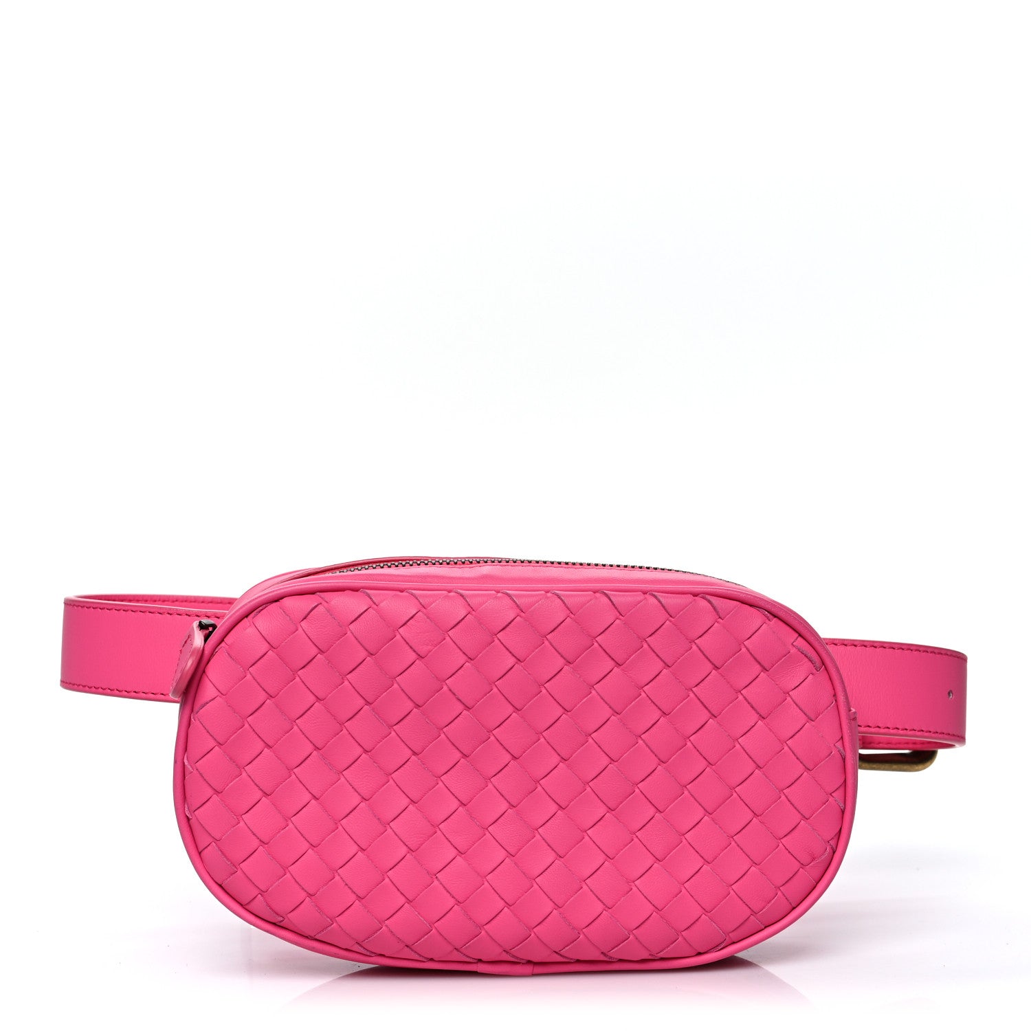 Bottega Veneta Nappa Intrecciato Belt Bag Rosa Shock 1 of 12