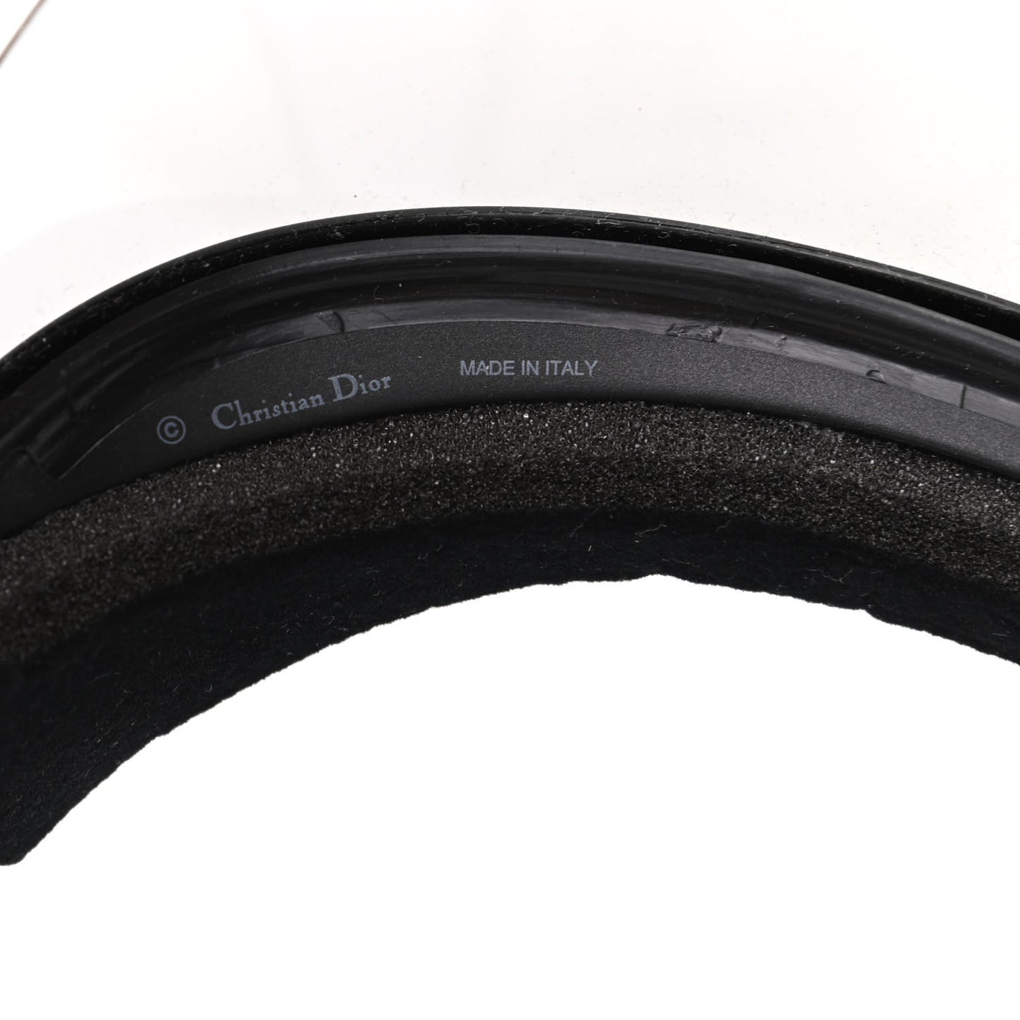 Mirrored DiorClub1 Sun Visor Black