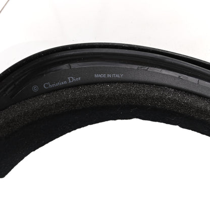 Christian Dior Mirrored DiorClub1 Sun Visor Black 4 of 7