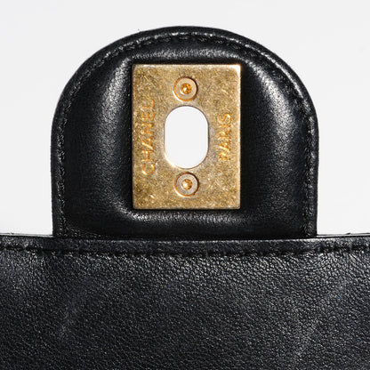 Chanel Lambskin Quilted Crossing Times Mini Flap Black 6 of 8
