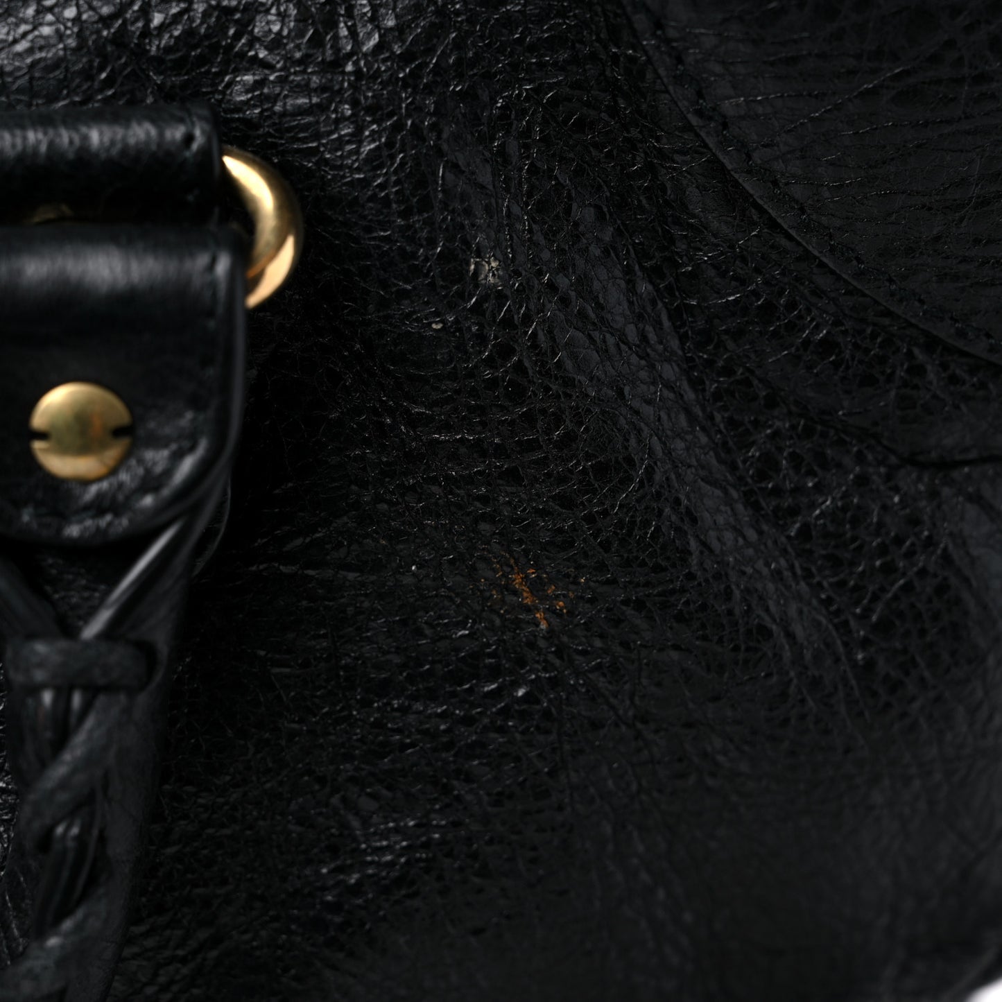 Agneau Classic Gold Hardware City Black