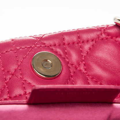 Christian Dior Lambskin Cannage Large Dior Soft Shopping Tote Fuchsia 8 of 9