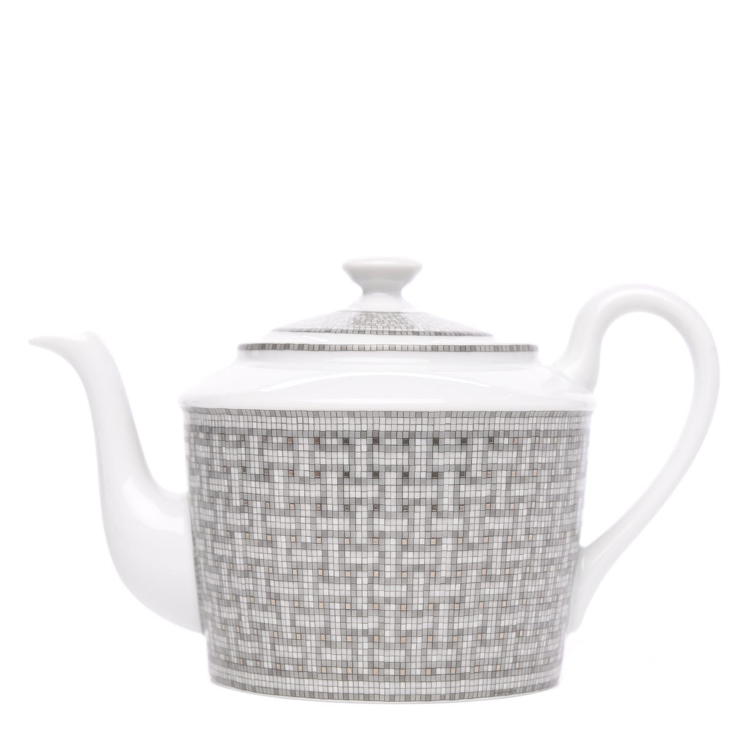 Porcelain Mosaique Au 24 Platine Coffee/Tea Pot Platinum