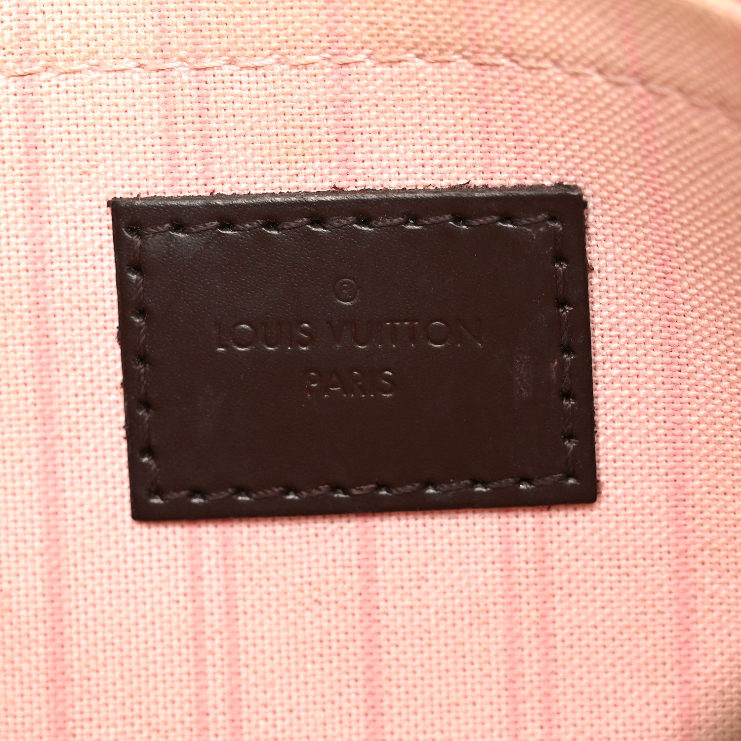 Louis Vuitton Damier Ebene Neverfull MM GM Pochette Rose Ballerine 6 of 8