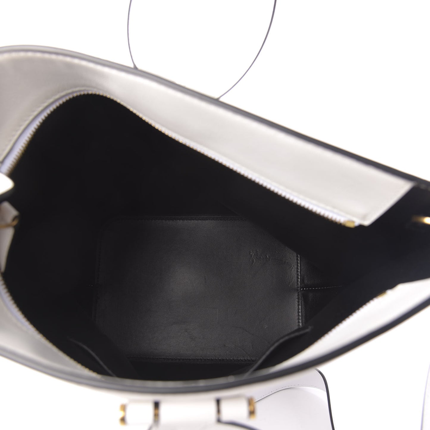 Vitello Large Virtus Bucket Bag Optical White