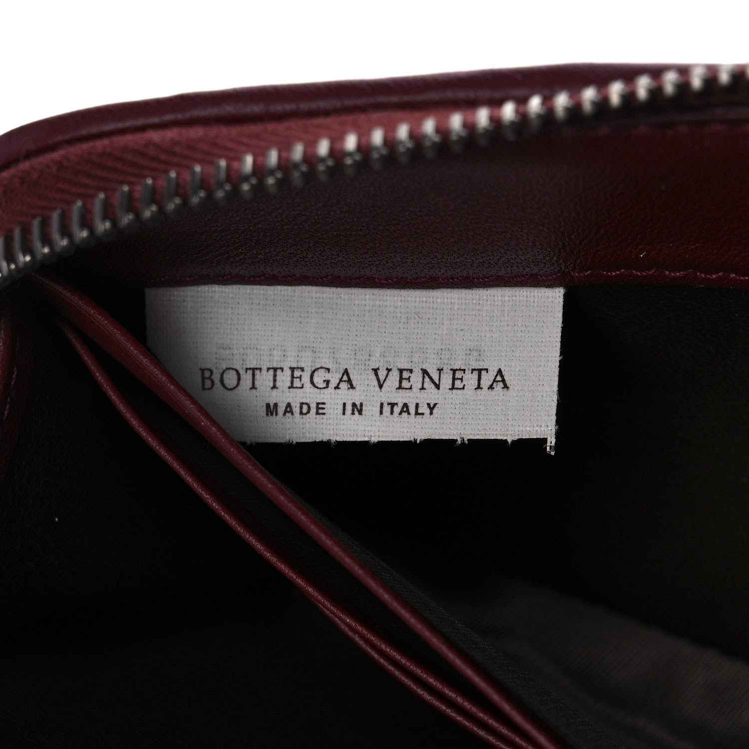 Bottega Veneta Nappa Intrecciato Zip Around Wallet Opera Pink 7 of 12