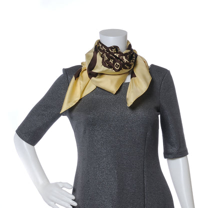 Louis Vuitton Silk Monogram Monaco Scarf 4 of 6