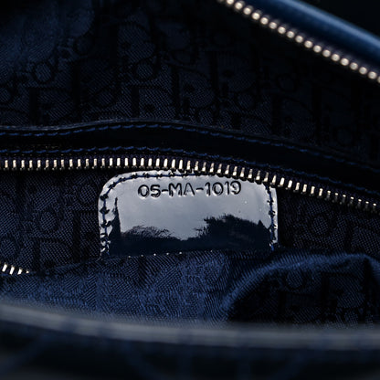 Christian Dior Patent Cannage Large Lady Dior Navy Blue 9 of 9