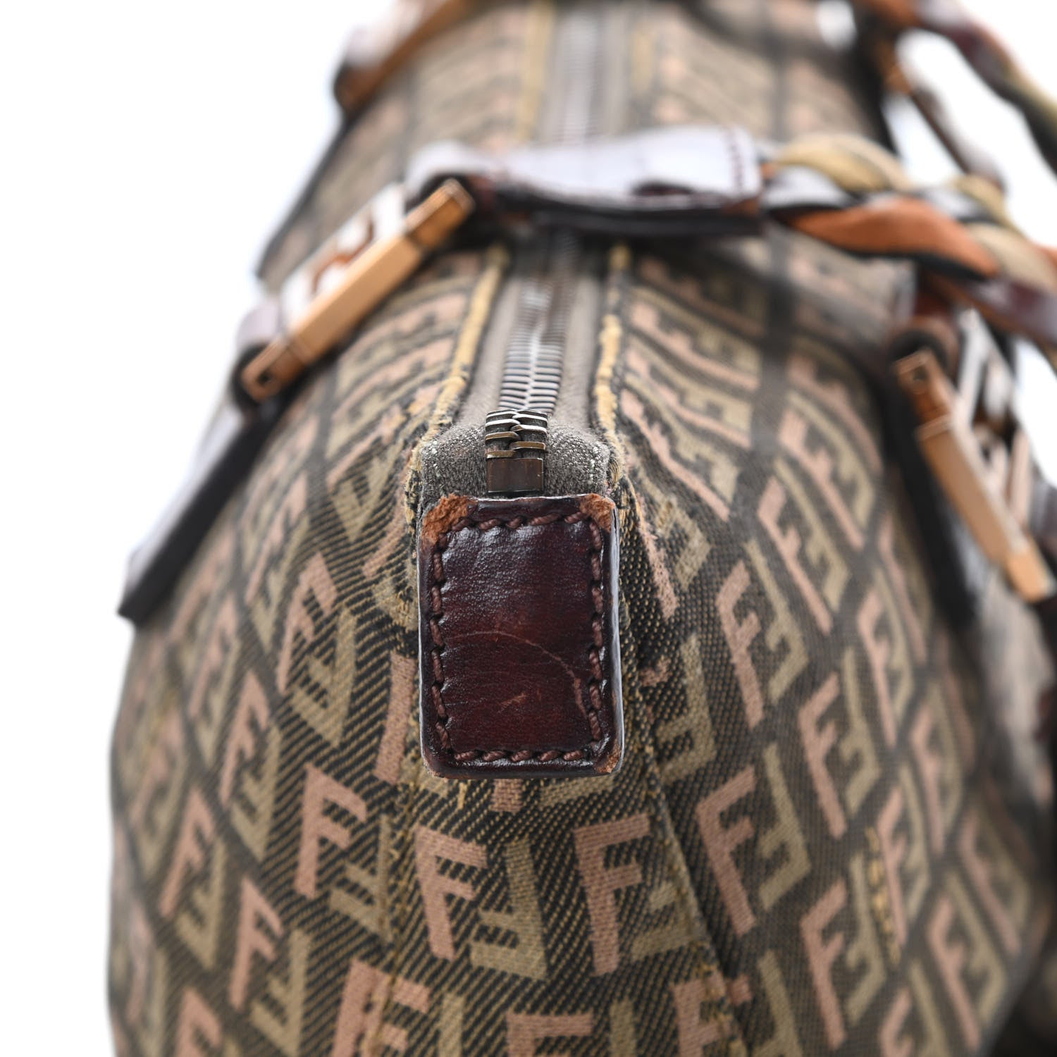 Fendi Zucchino Braided Roll Tote Multicolor 17 of 21