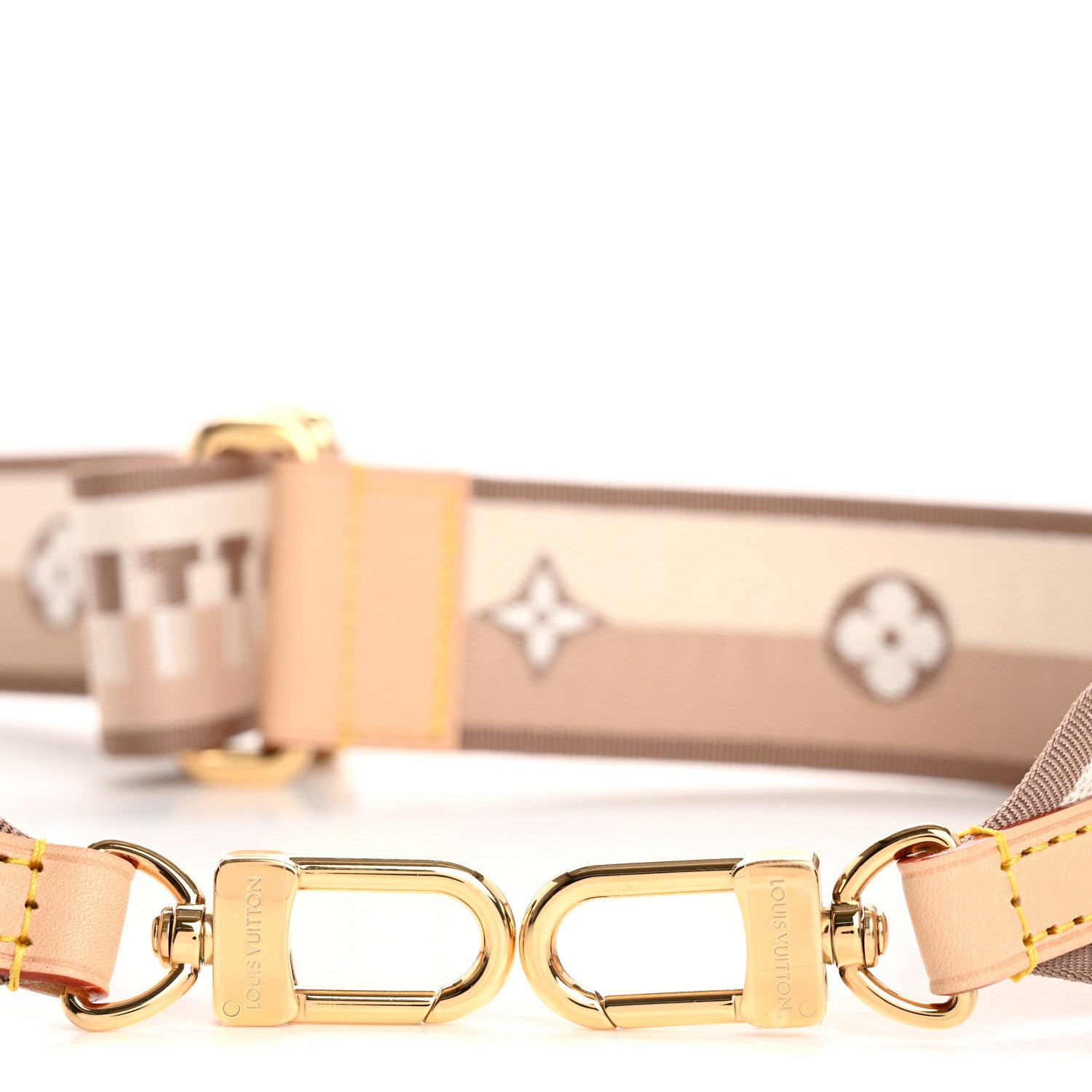 Louis Vuitton Jacquard Speedy Bandouliere 20 Shoulder Strap Beige 3 of 4