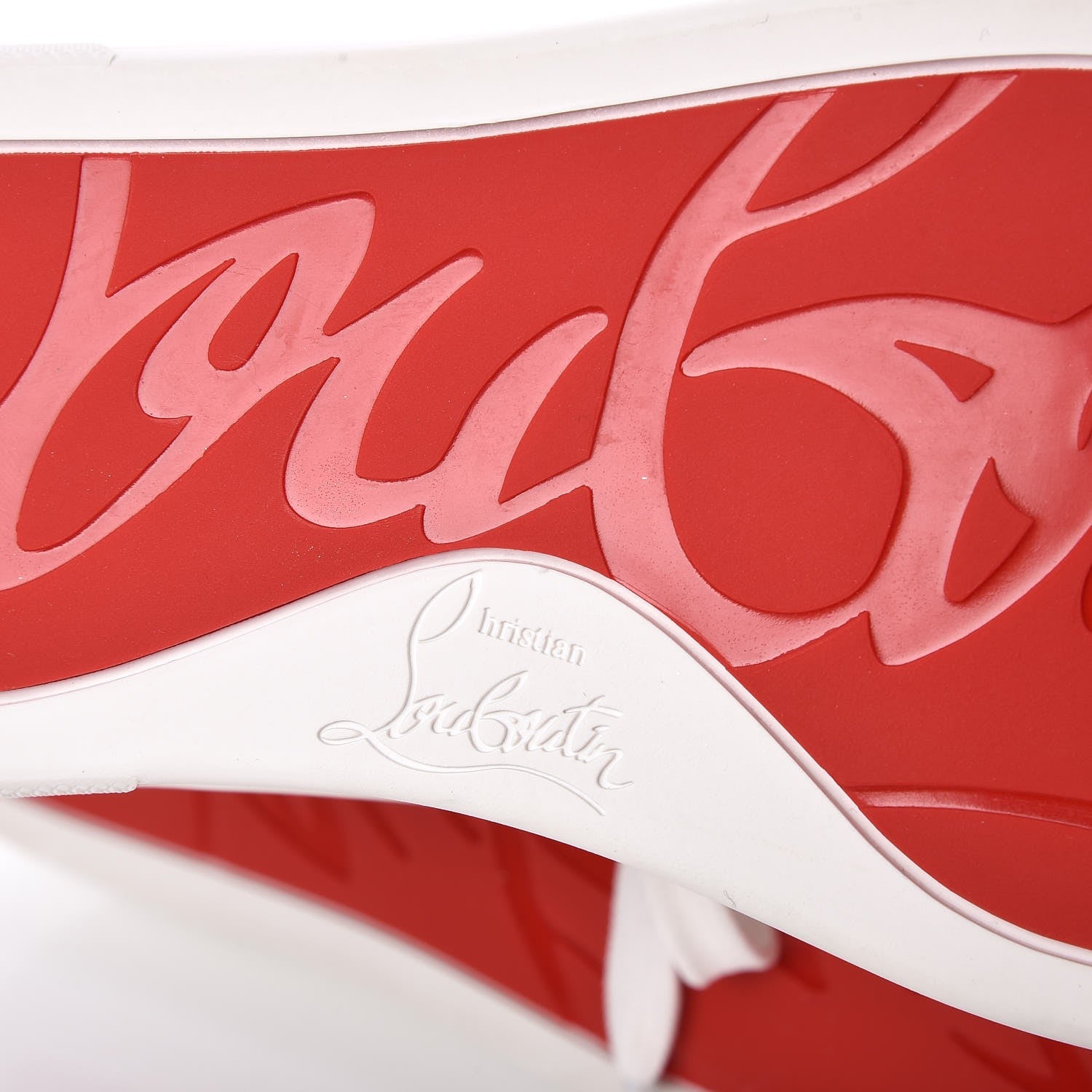 Christian Louboutin Calfskin Vieira Flat Sneakers 40 White 6 of 9