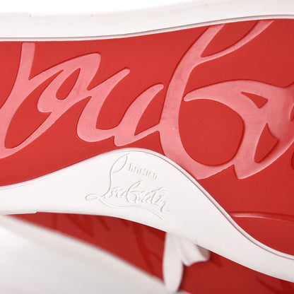 Christian Louboutin Calfskin Vieira Flat Sneakers 40 White 6 of 9