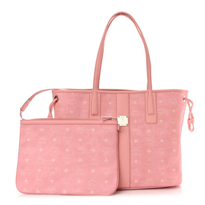 MCM Visetos Medium Liz Reversible Shopper Tote Pink 1 of 17