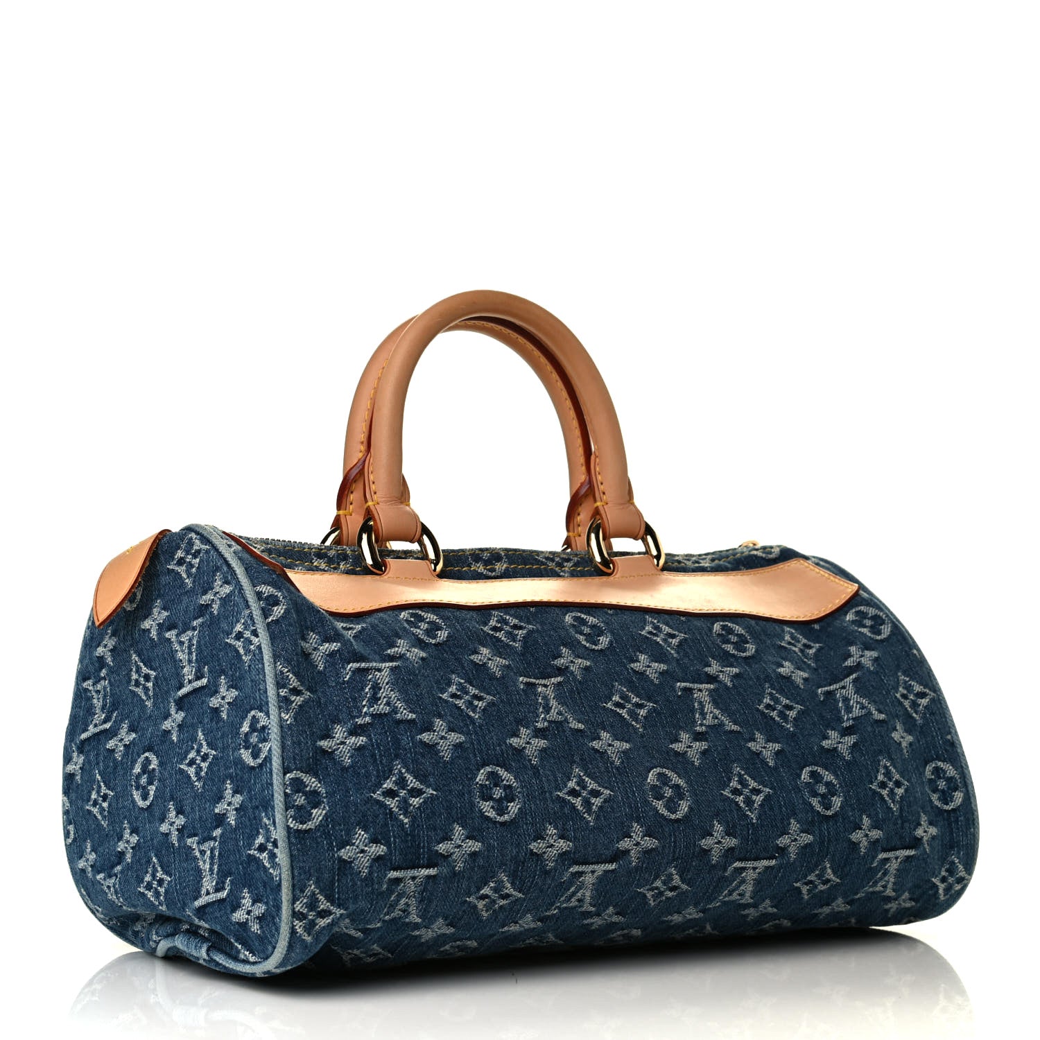 Louis Vuitton Monogram Denim Neo Speedy Blue 2 of 6
