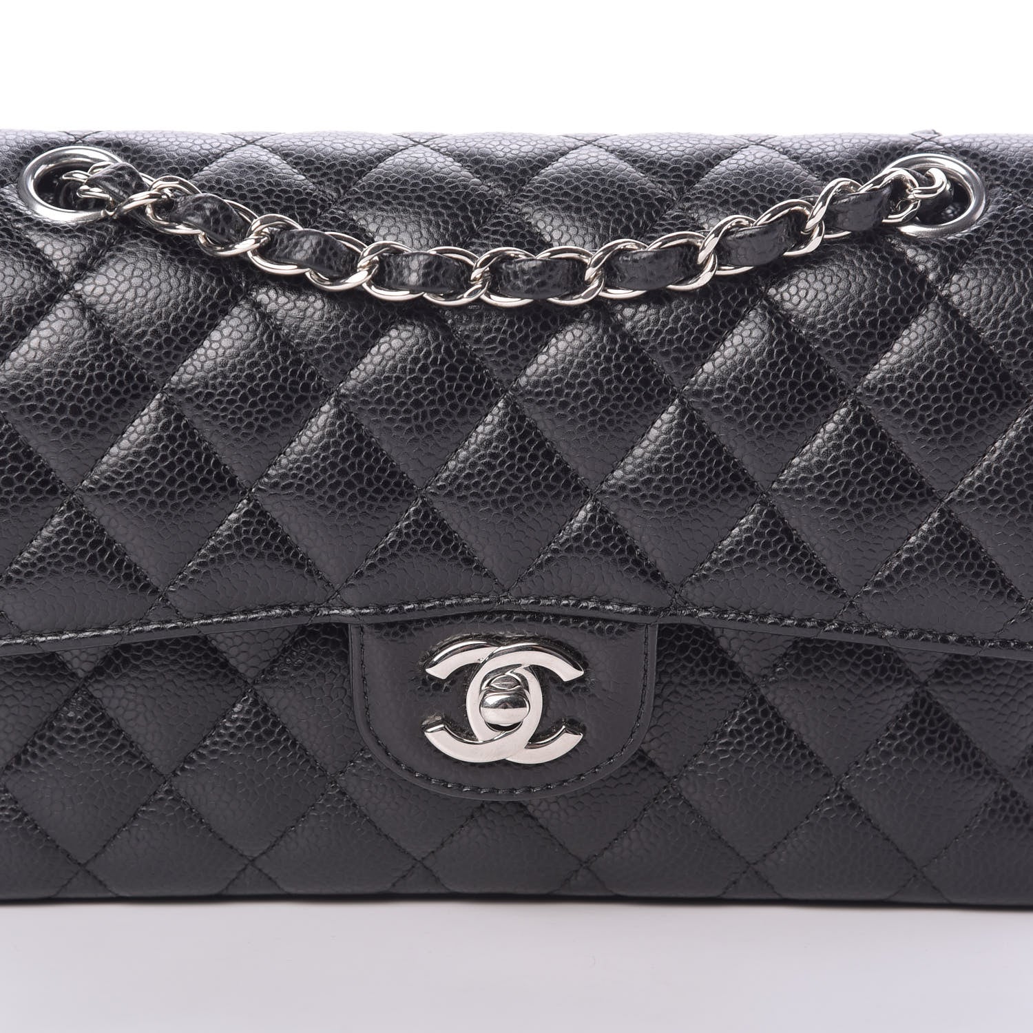 Chanel Caviar Quilted Small Double Flap Black 8 of 11