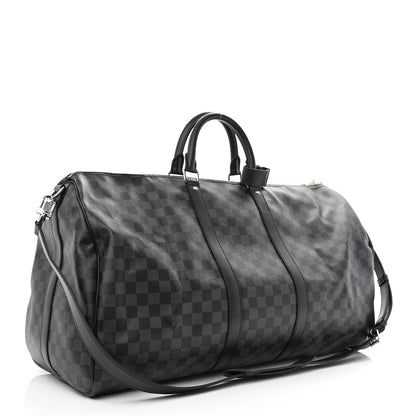 Louis Vuitton Damier Graphite Keepall Bandouliere 55 3 of 10