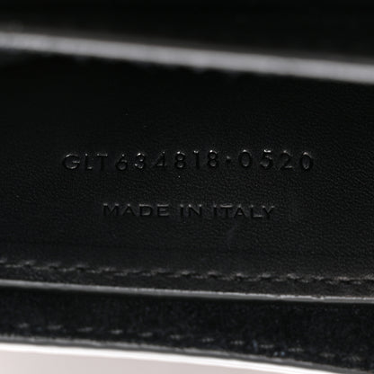 Saint Laurent Smooth Calfskin Monogram Medium Kaia Satchel Black 6 of 10