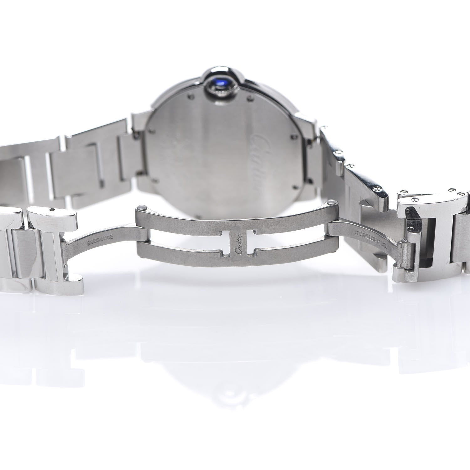 Cartier Stainless Steel 36mm Ballon Bleu De Quartz Watch 5 of 6