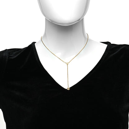 Cartier 18K Yellow Gold LOVE Drop Necklace 2 of 5