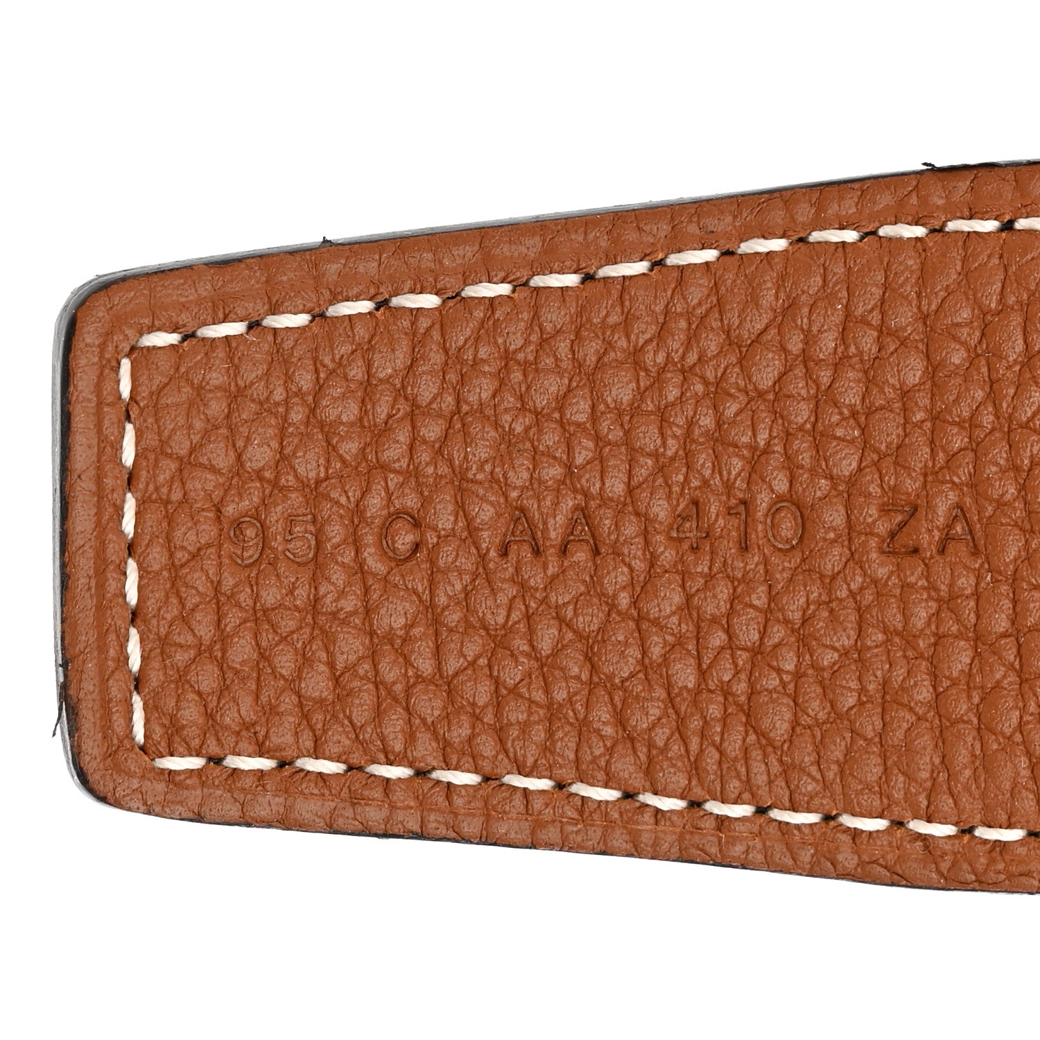 Hermes Box Togo H 32mm Belt 95 38 Black Gold 6 of 8