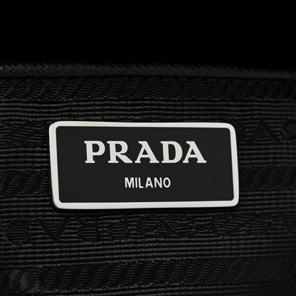 Prada Tessuto Nylon Saffiano Vela Messenger Bag Black 6 of 9