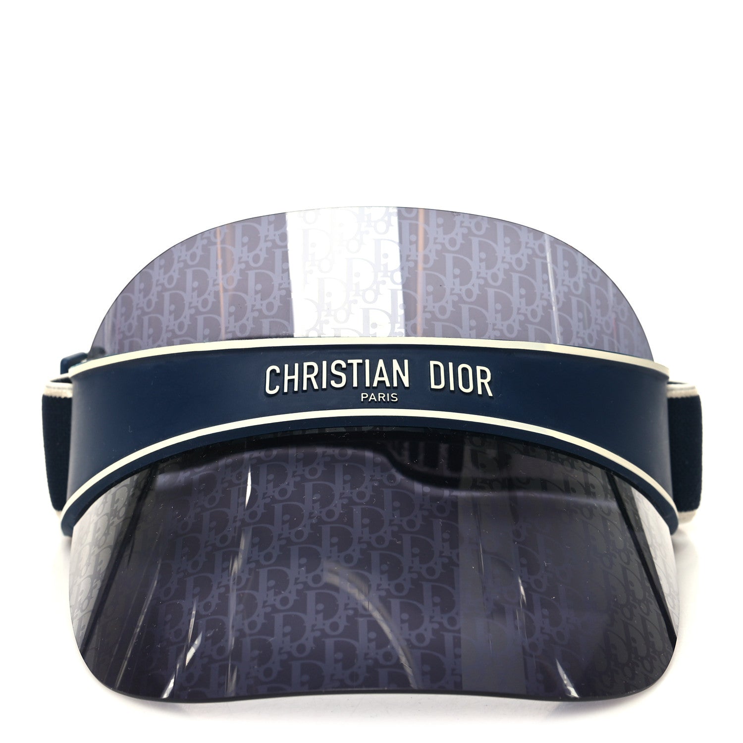 Christian Dior Oblique DiorClub V1U Sun Visor Blue 3 of 8