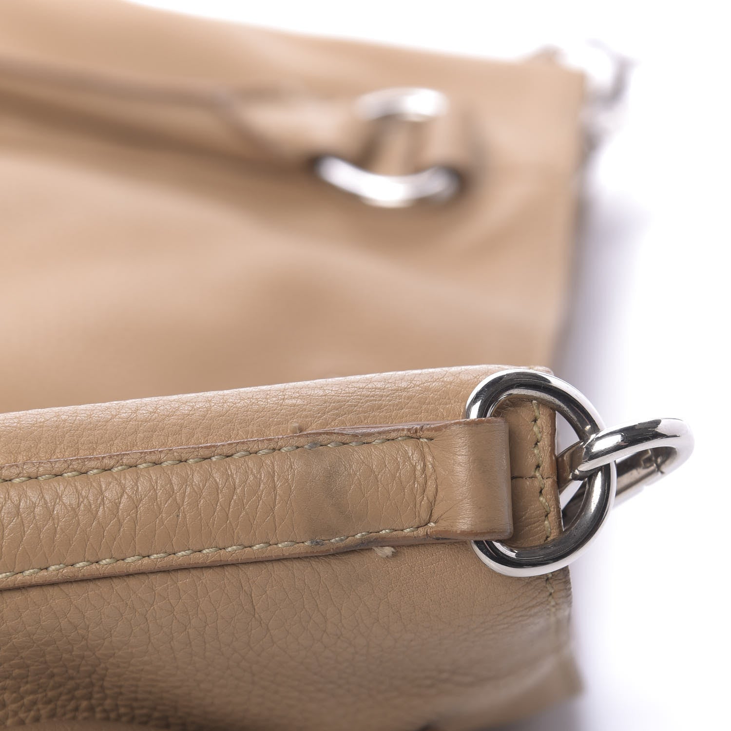 Prada Vitello Daino Shoulder Bag Sabbia 11 of 21