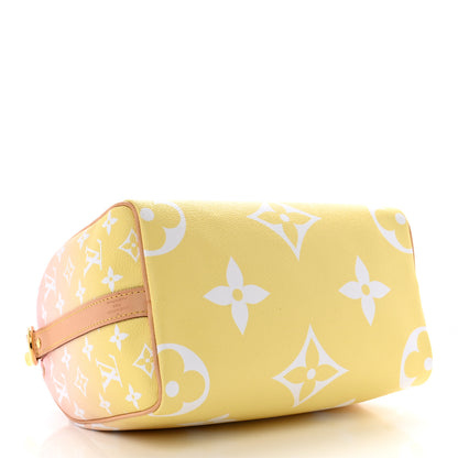 Louis Vuitton Monogram Giant By The Pool Speedy Bandouliere 25 Light Pink 4 of 10